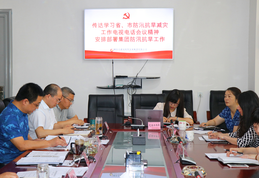 集團(tuán)公司召開黨委（擴(kuò)大）會(huì)，傳達(dá)學(xué)習(xí)省、市防汛抗旱減災(zāi)工作電視電話會(huì)議精神